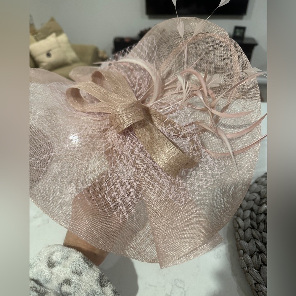 Dees pink derby fascinator